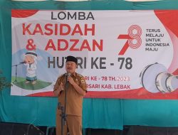 Meriahkan HUT Kemerdekaan RI, Pemerintah Kecamatan Banjarsari Gelar Aneka Lomba