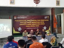 KPU Tetapkan 560 DCS Anggota DPRD Lebak