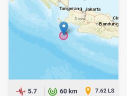 Gempa Magnitudo 5,7 Guncang Lebak