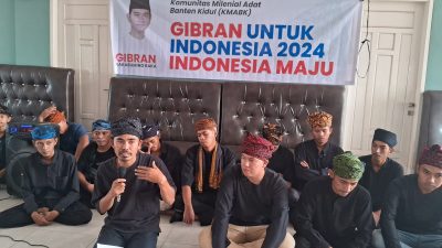 Komunitas Milenial Adat Banten Kidul Dukung Gibran Jadi Pemimpin Bangsa