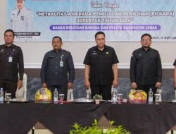 Pj Bupati Lebak Ingatkan ASN Jaga Netralitas Pada Pemilu Serentak 2024