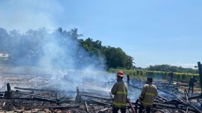 Kobong Santri Ponpes Miftahul Ulum di Lebak Ludes Terbakar