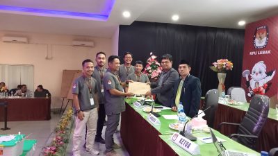 KPU Lebak Gelar Rapat Pleno Rekapitulasi Suara Pemilu 2024