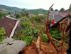 Ini Data Rumah dan Lumbung Padi yang Rusak Diterjang Longsor di Lebak